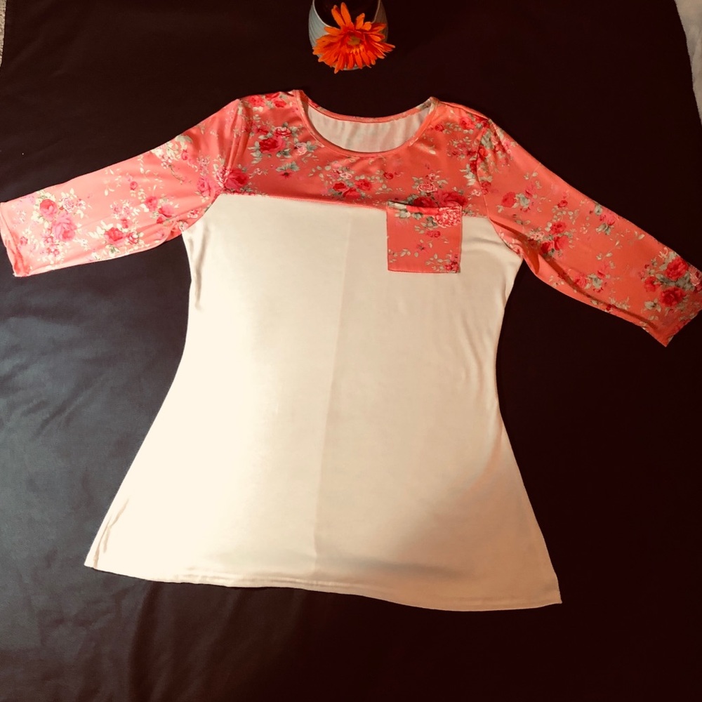 🦋WISH Womens 3/4 Sleeve Top